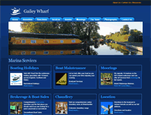 Tablet Screenshot of gaileywharf.com